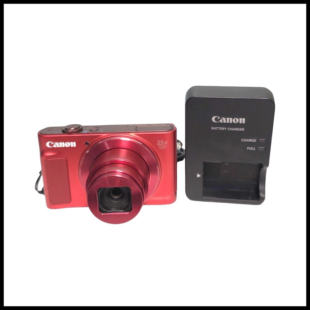 Canon PowerShot SX620 HS 20.2MP Digital Camera - Red
